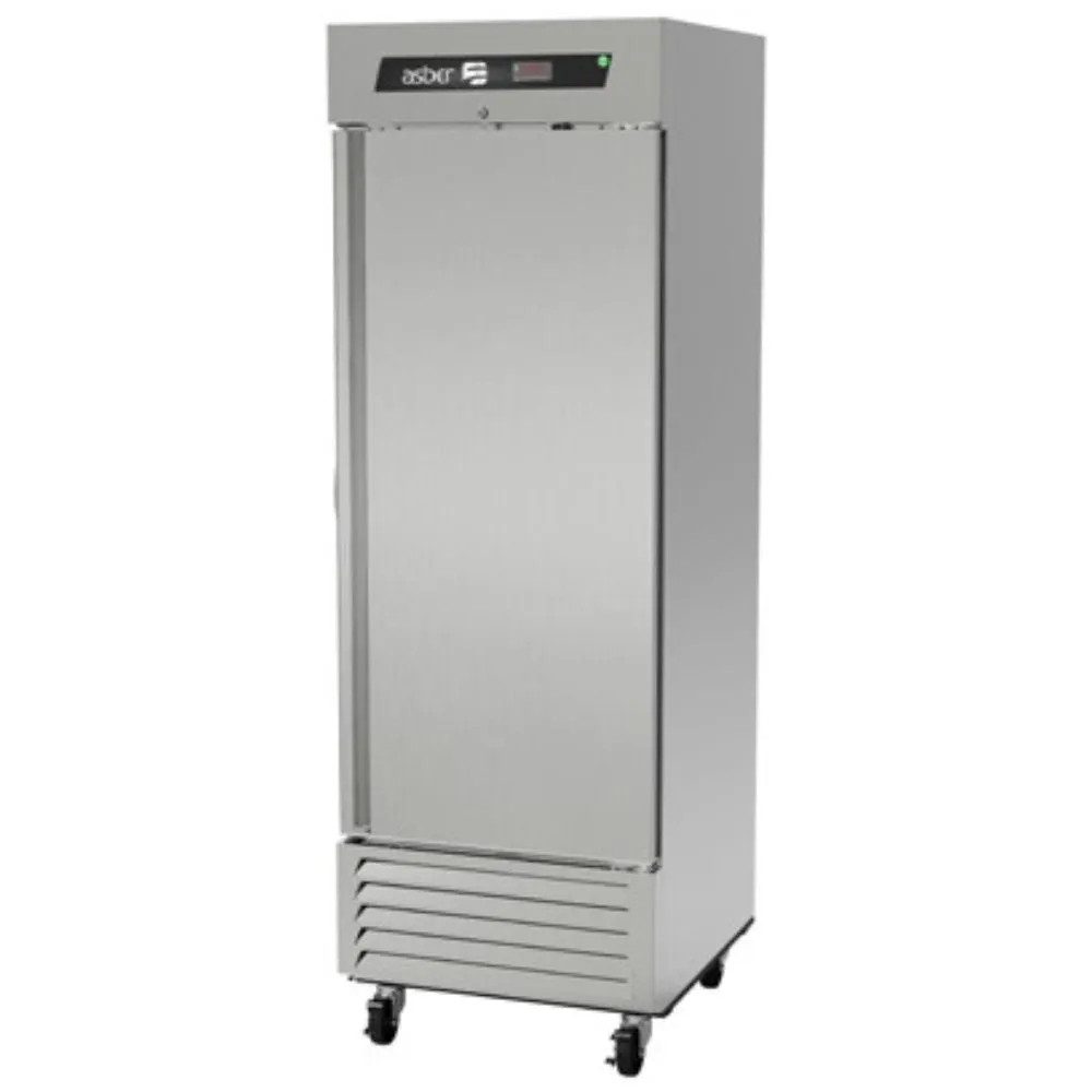 Refrigerador Vertical 1 Puerta Acero Inox 23 Pies Asber ARR-23-H HC