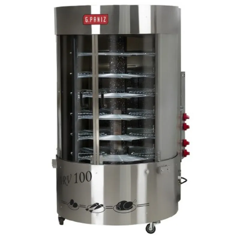 Rosticero Asador Rotativo Capacidad 100Kg G.Paniz ARV100CQC