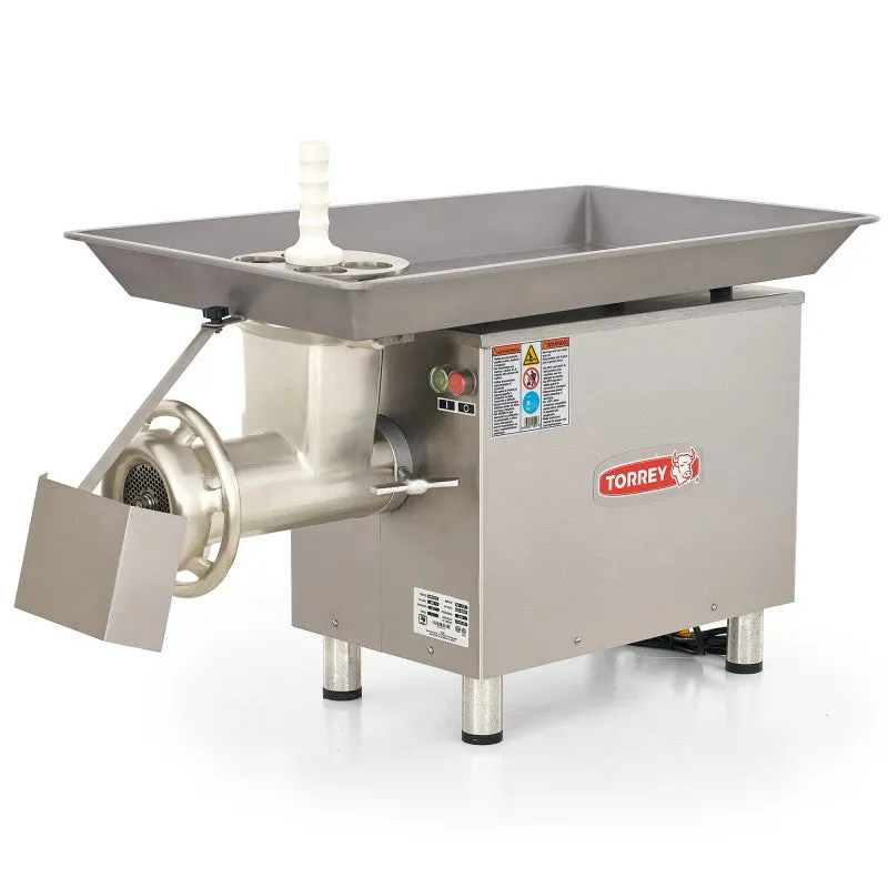 Molino Carne Para Mesa Acero 3HP Trifasico Torrey M323