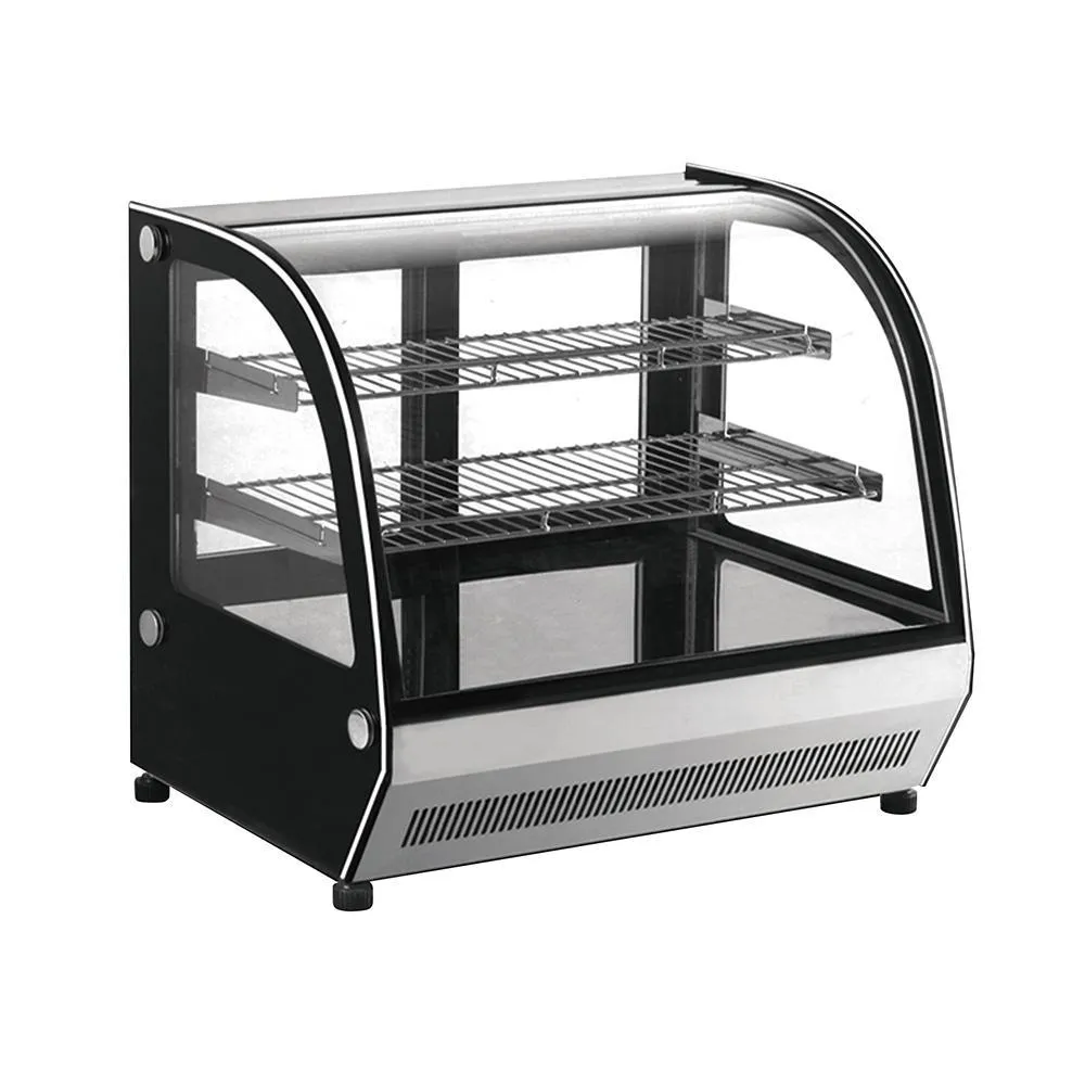 Vitrina Exhibdora De Cristal Curvo 350W 110V Migsa GN-900CT