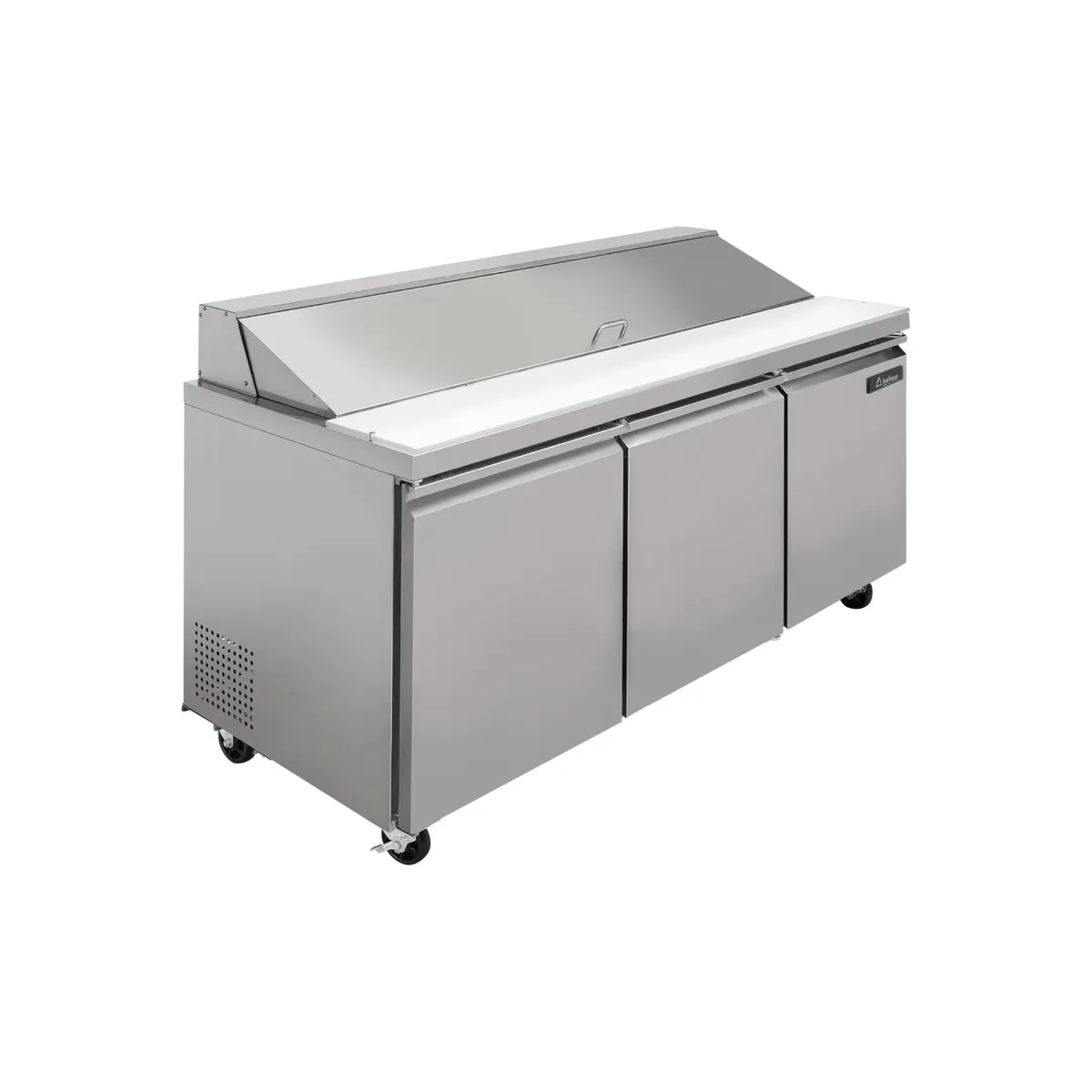 Mesa Para Ensaladas 3 Puertas 19 Pies Icehaus ME-3P-SS-01