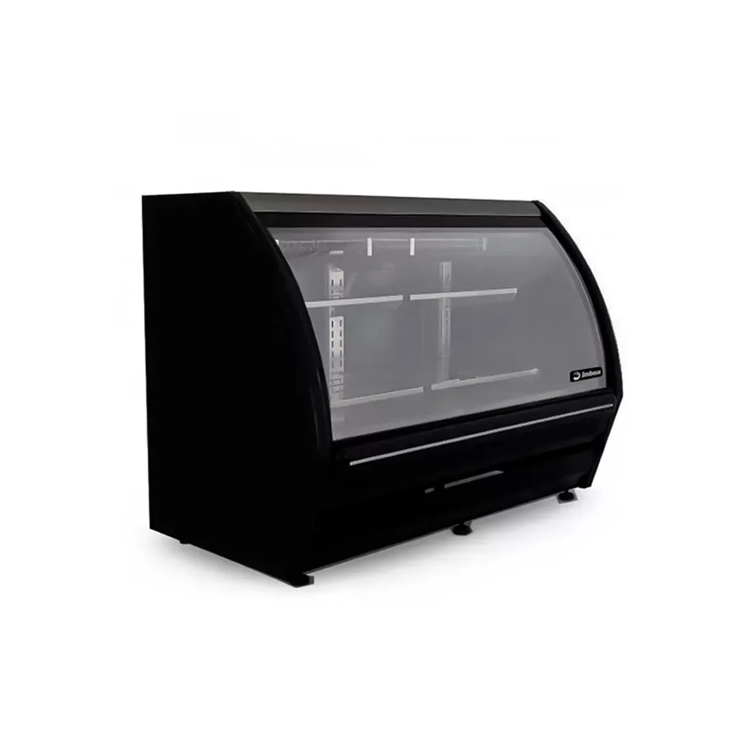 Vitrina Cremera Negra Luz Led 12.9 Pies (1029928) Imbera PHS-13N F2-N