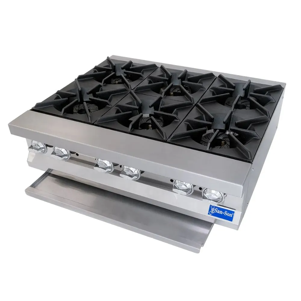 Parrilla a Gas 6 Quemadores San-Son SS6Q