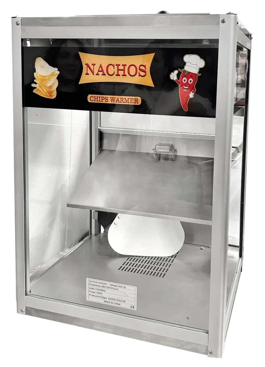 Exhibidor Y Calentador De Nachos 4 Kg 160W 110V Migsa NW-30