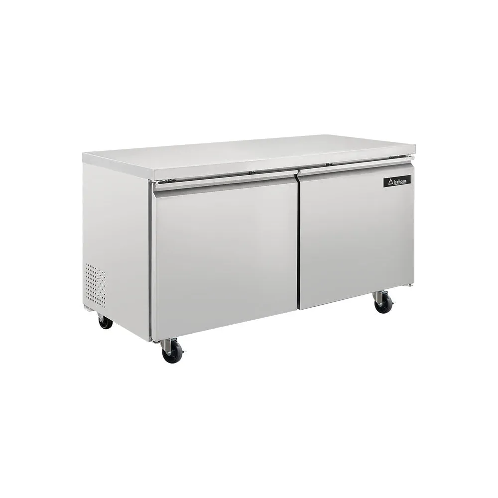 Congelador Bajo Barra 2 Puertas 15 Pies Icehaus CBB-2P-SS-02