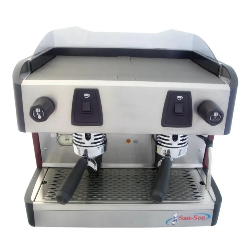 Cafetera Italiana Semiautomatica Compacta 2 Grupos 160 tz/hr San-Son ITALBAR2C