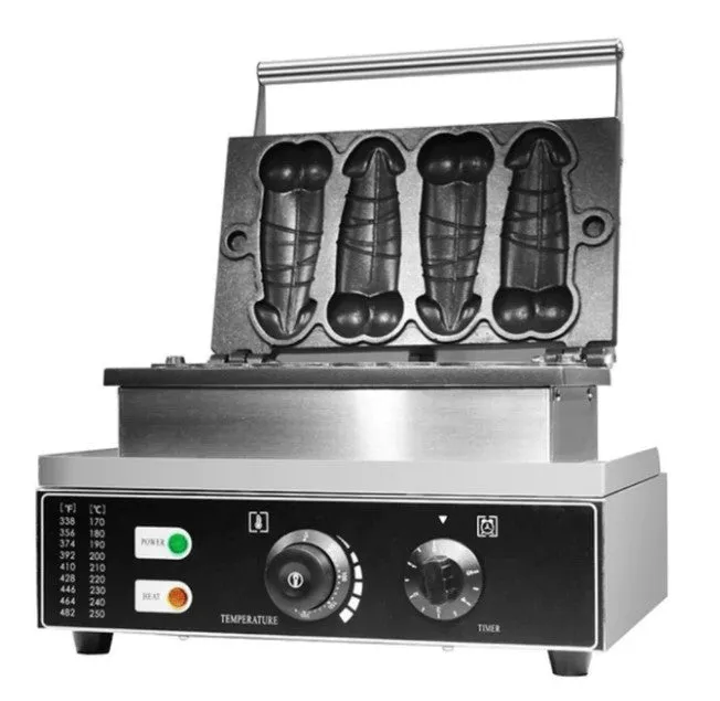 Waflera Con Forma De Pen* 1,500W 110V Migsa WDR-4