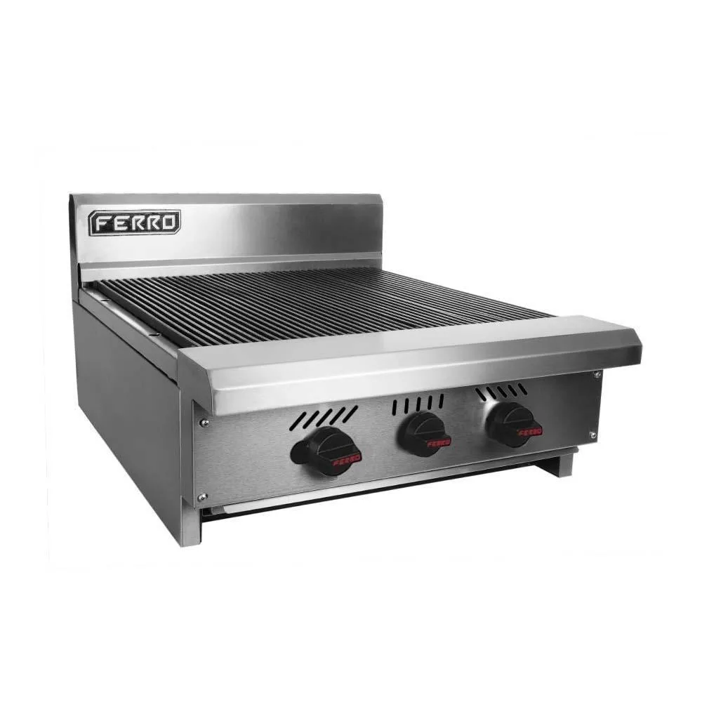Asador 24" De Mesa Porcelanizado Acero Inoxidable Ferro 23151106