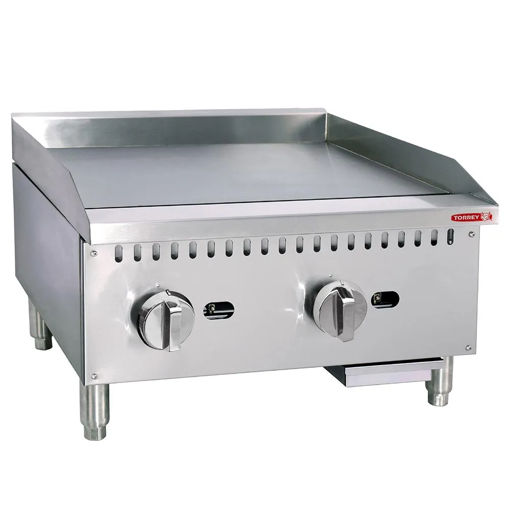 Plancha Gas 2 Quemadores Torrey PLT-600G