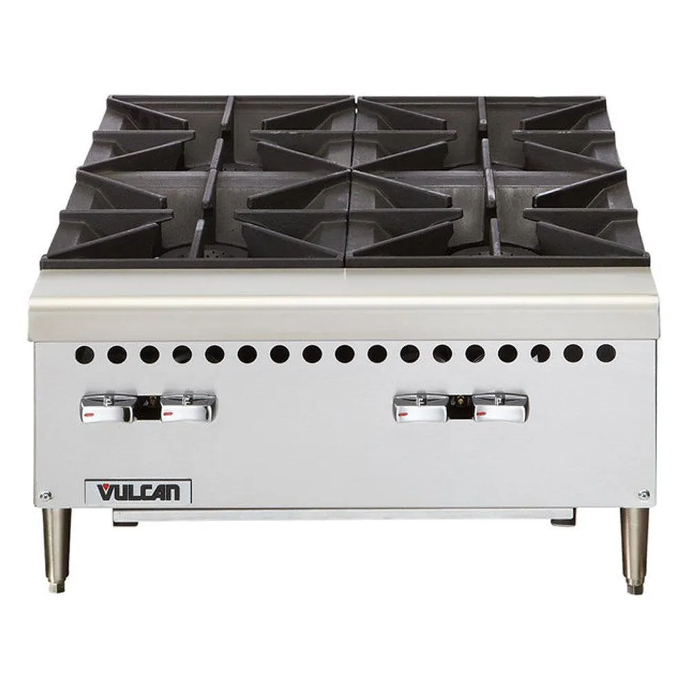 Estufa De Mesa A Gas 4 Quemadores 24" Vulcan VCRH24