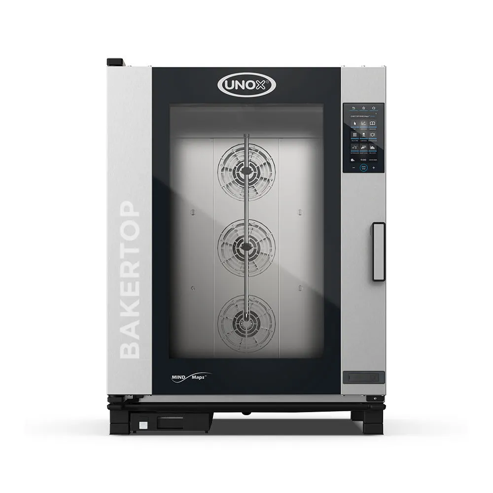 Horno Mixto a Gas UNOX BAKERTOP MIND.Maps XAVC-10FS-GPRM-AL