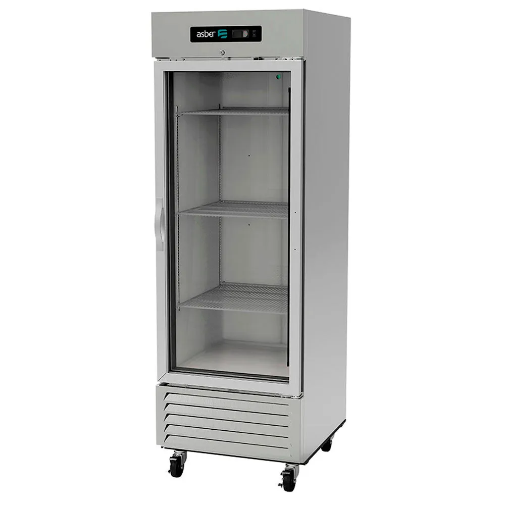 Congelador Vertical 1 Puerta Cristal 17 Pies Asber ARF-17-G-H HC