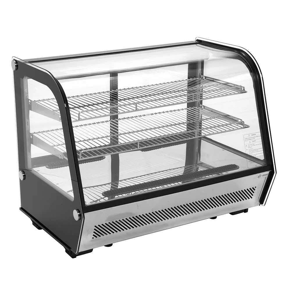 Vitrina Refrigerada Cristal Curvo Con Sistema Antiempañante Frontal 160 L 230W 110V Migsa RTW-160L4