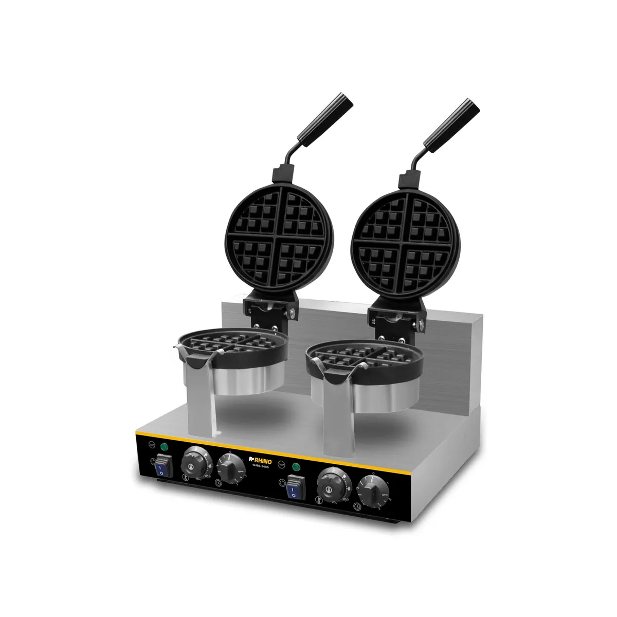 Waflera Belga Giratoria Doble Rhino WABE-2400