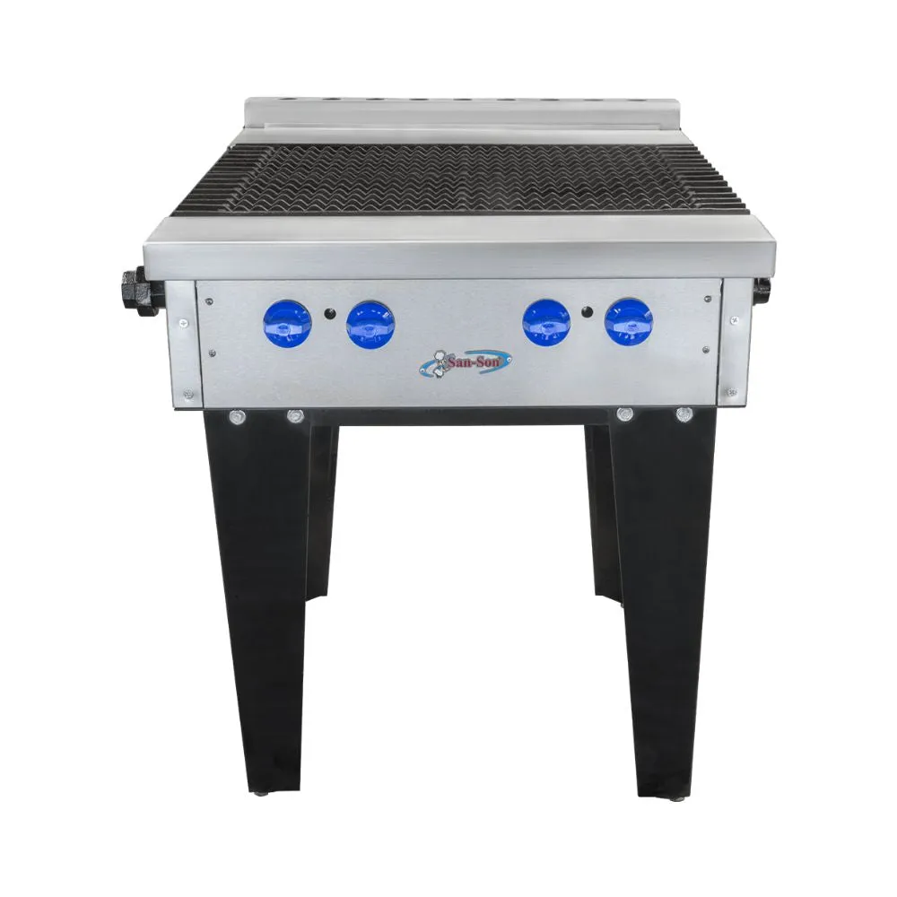 Parrilla Heavy Duty a Gas 4 Quemadores, Horno San-Son ZS-701-4