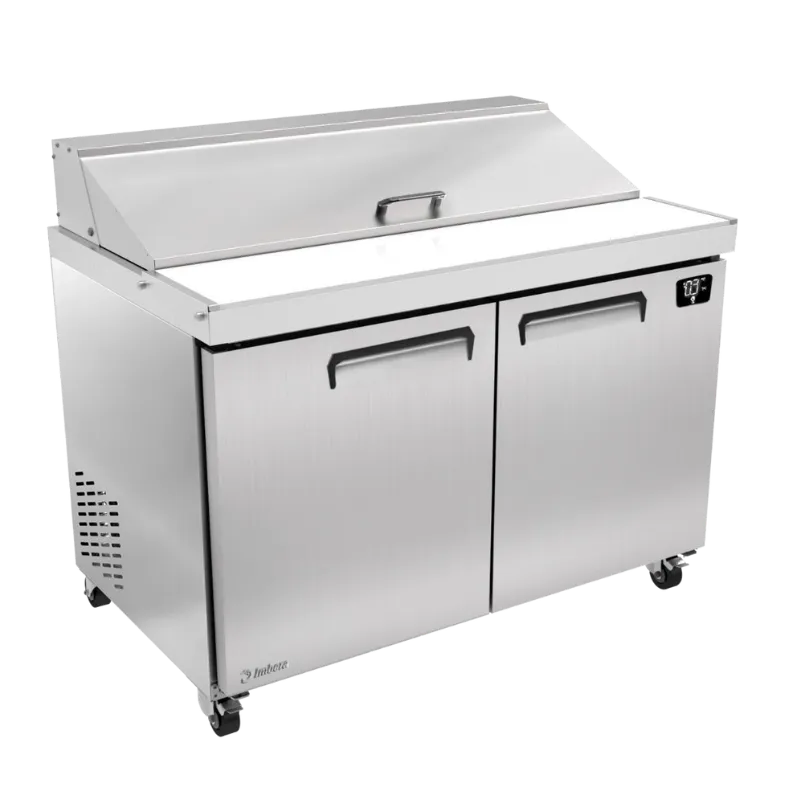 Mesa de Preparación Acero Inox 2 Puertas 9.64 Pies (1028336) Imbera SPT48-2P