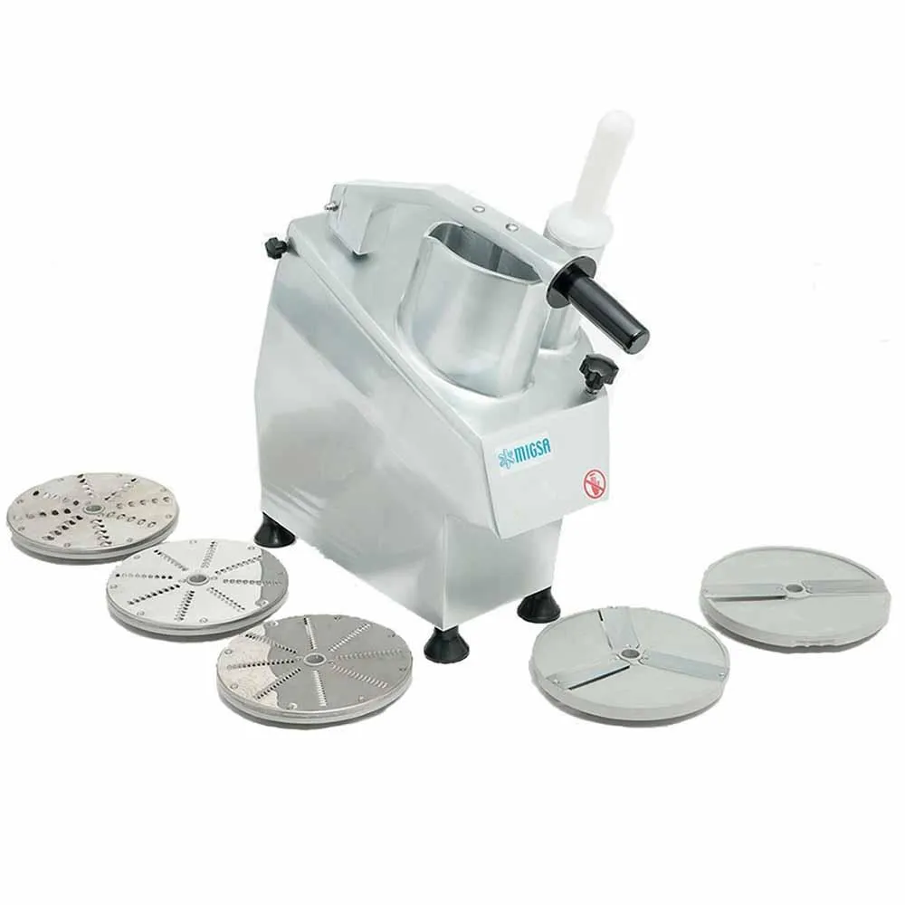 Procesador De Vegetales 5 Discos 550W 120V Migsa HLC-300-5