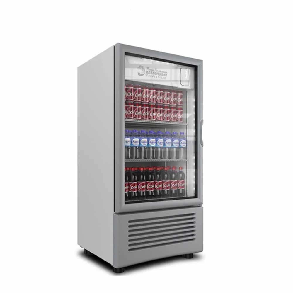 Refrigerador Vertical 1 Puerta Cristal Luz Led 11 Pies (1010852) Imbera VR11 D