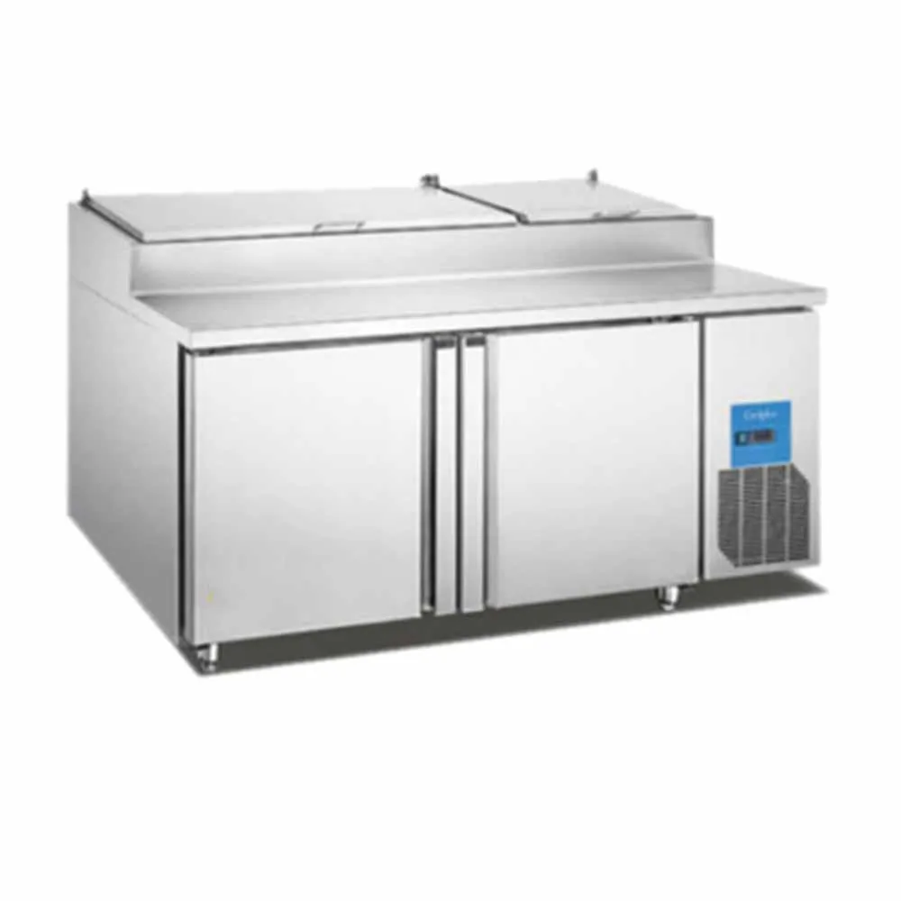 Mesa Para Preparacion De Pizzas 2 Puertas 560 Lts 110V Migsa PICL2