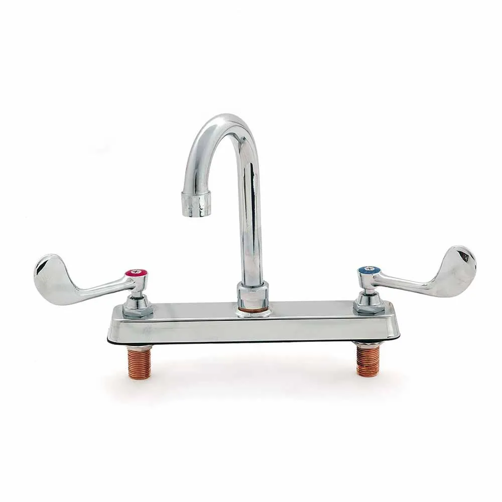 Llave Mezcladora De 8” De Cubierta Con Aletas Largas ¼ De Vuelta Migsa BXF-VW5G