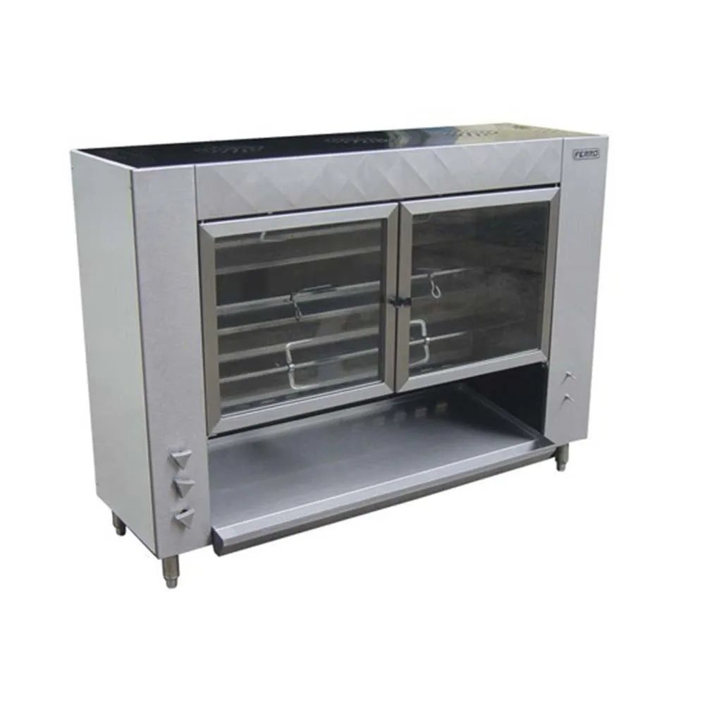 Rosticero 18 Pollos Acero Inoxidable LP Ferro 16602001