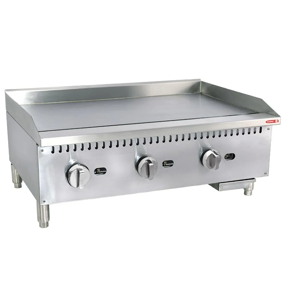 Plancha Gas 3 Quemadores Torrey PLT-900G