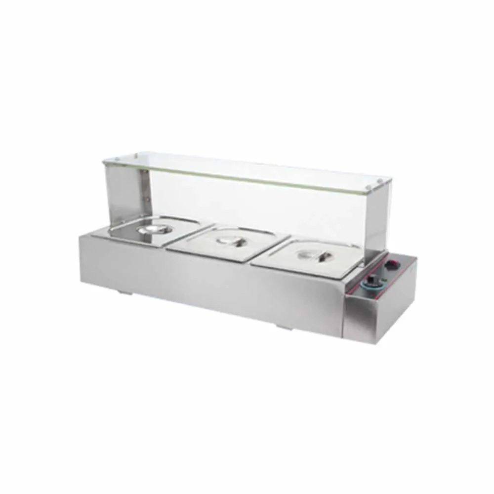 Baño María Eléctrico De 3 Insertos 1,000W120V Migsa BN-B22
