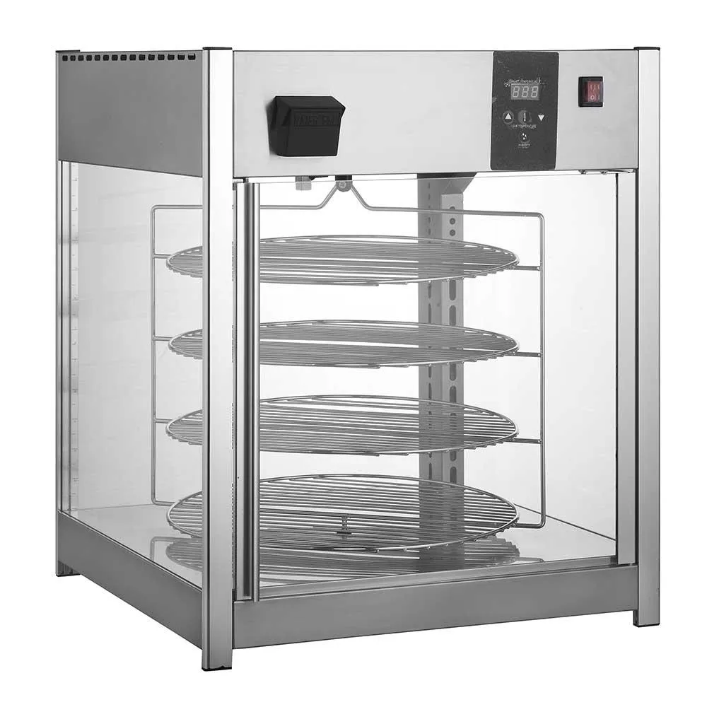 Exhibidor Y Calentador De Pizza Con Humedad 158 L 1,700W 110V Migsa RTR-158L