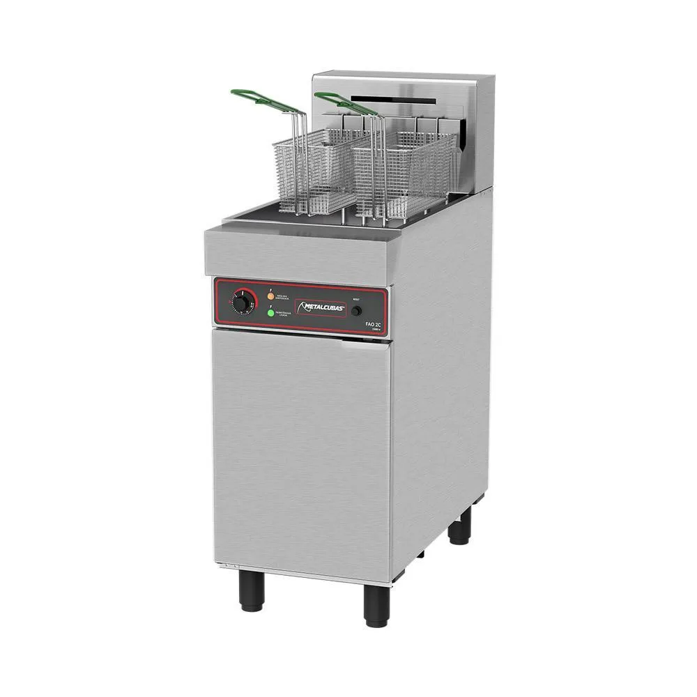 Freidora Electrica De Piso 25 Lts Metalcubas FAO2C