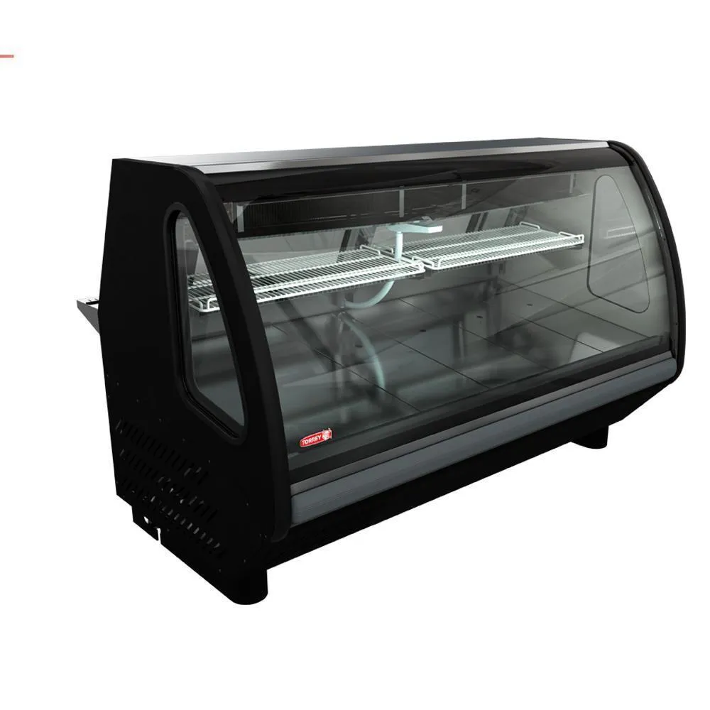 Vitrina Carnicera Autocontenida Negra 200cm Torrey VCA200 N
