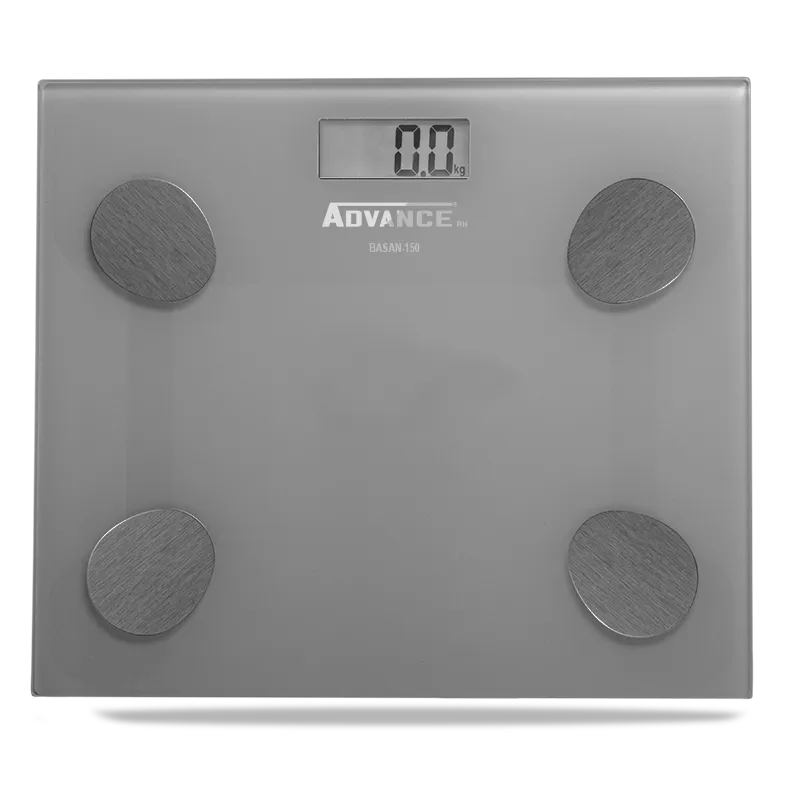 Bascula Baño Conexion Bluetooth Cristal Templado Advance BASAN-150