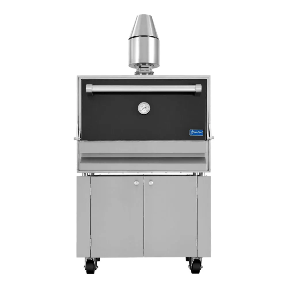 Horno Asador Cerrado Para Brasa Viva Con Regulador De Humo y Calor San-Son SANBRAZZ