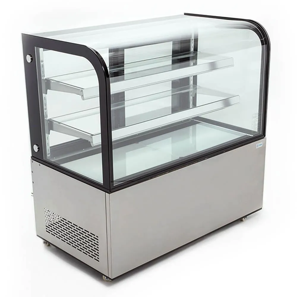 Vitrina Refrigerada De Piso Con Cristal Curvo 400 L 500W 110V Migsa ARC-370Y