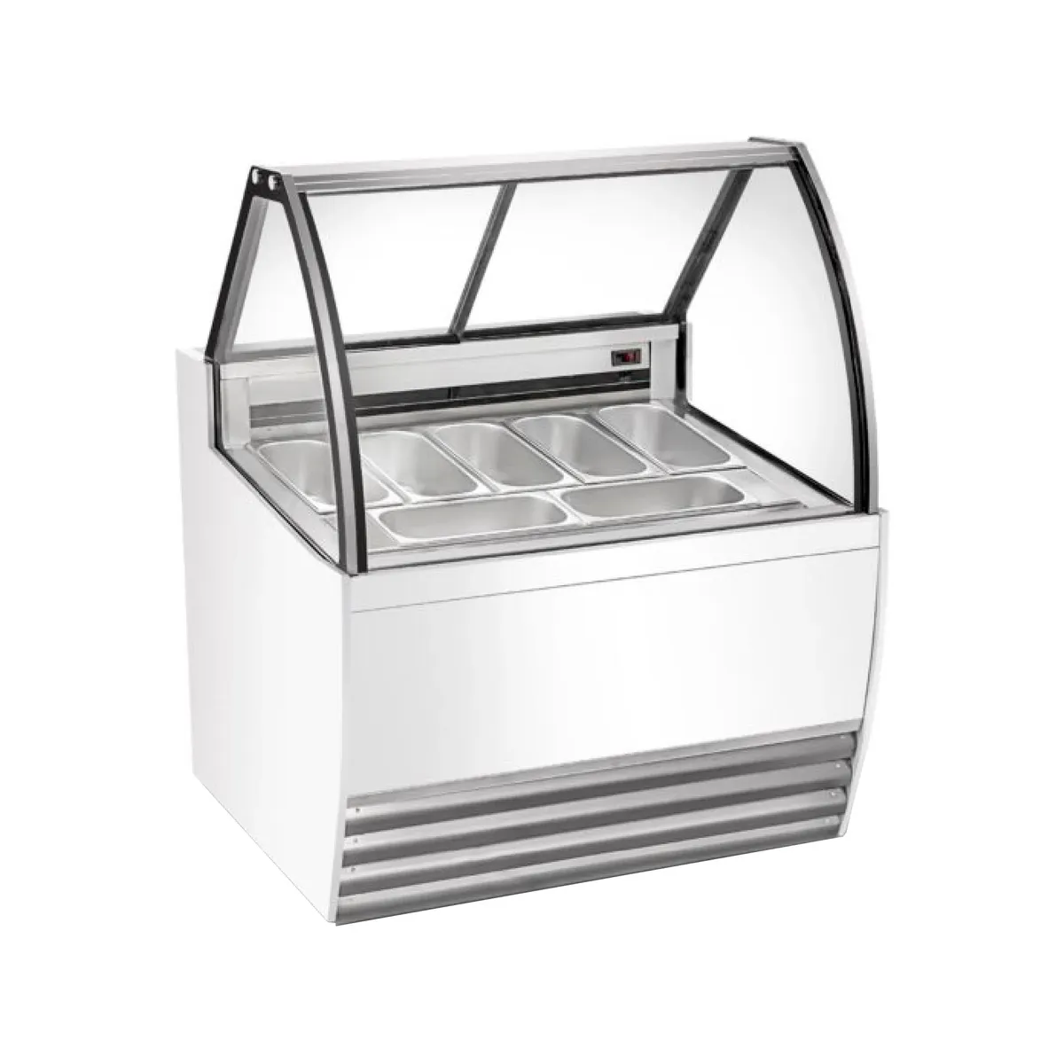 Vitrina Exhibidora De Helados 13 Insertos 1,500W 110V Migsa DW-13