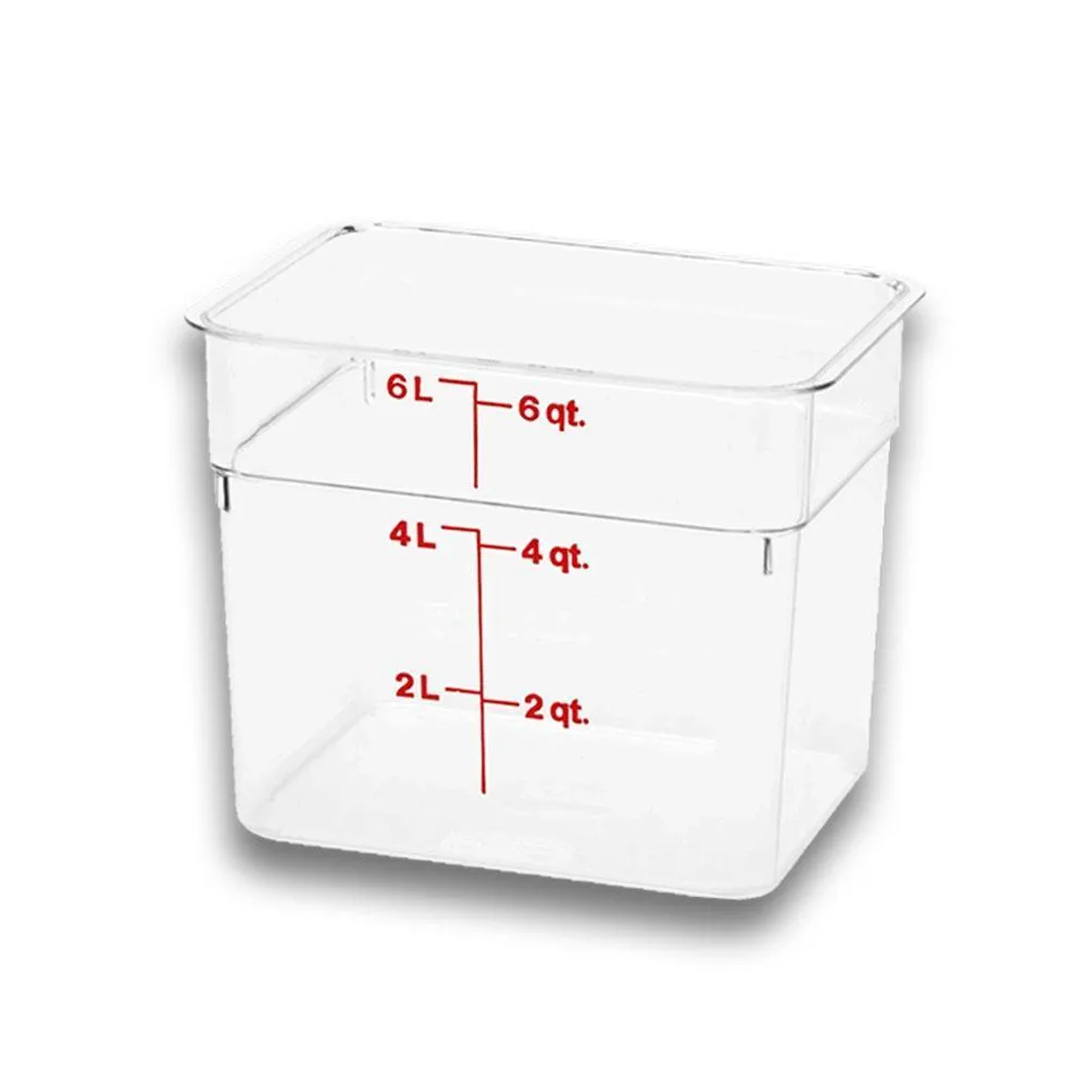 Recipientes Graduado Cuadrado 6 Qt Caledonia REPOCU-6