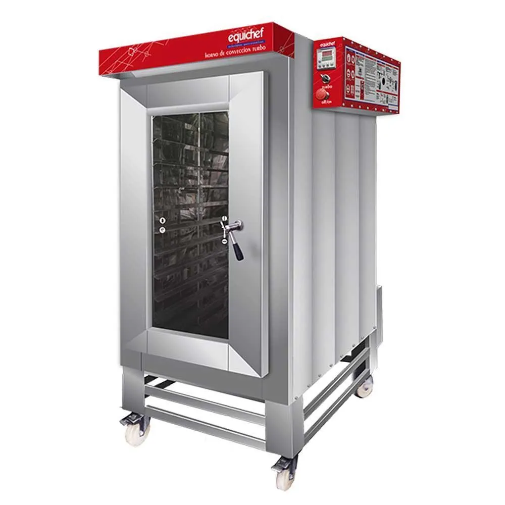 Horno Turbo De Convección a Gas LP 12 Charolas Equichef HTE12D
