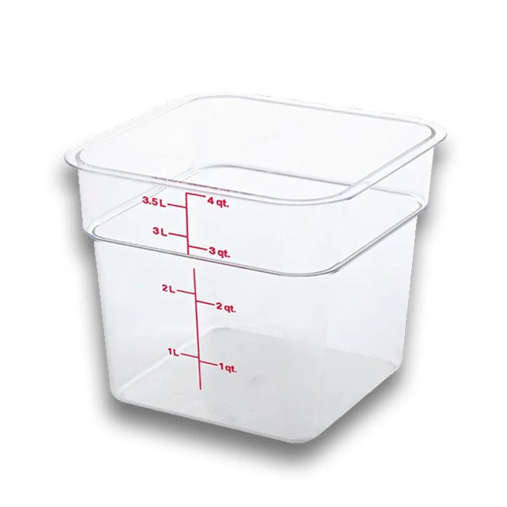 Recipientes Graduado Cuadrado 4 Qt Caledonia REPOCU-4