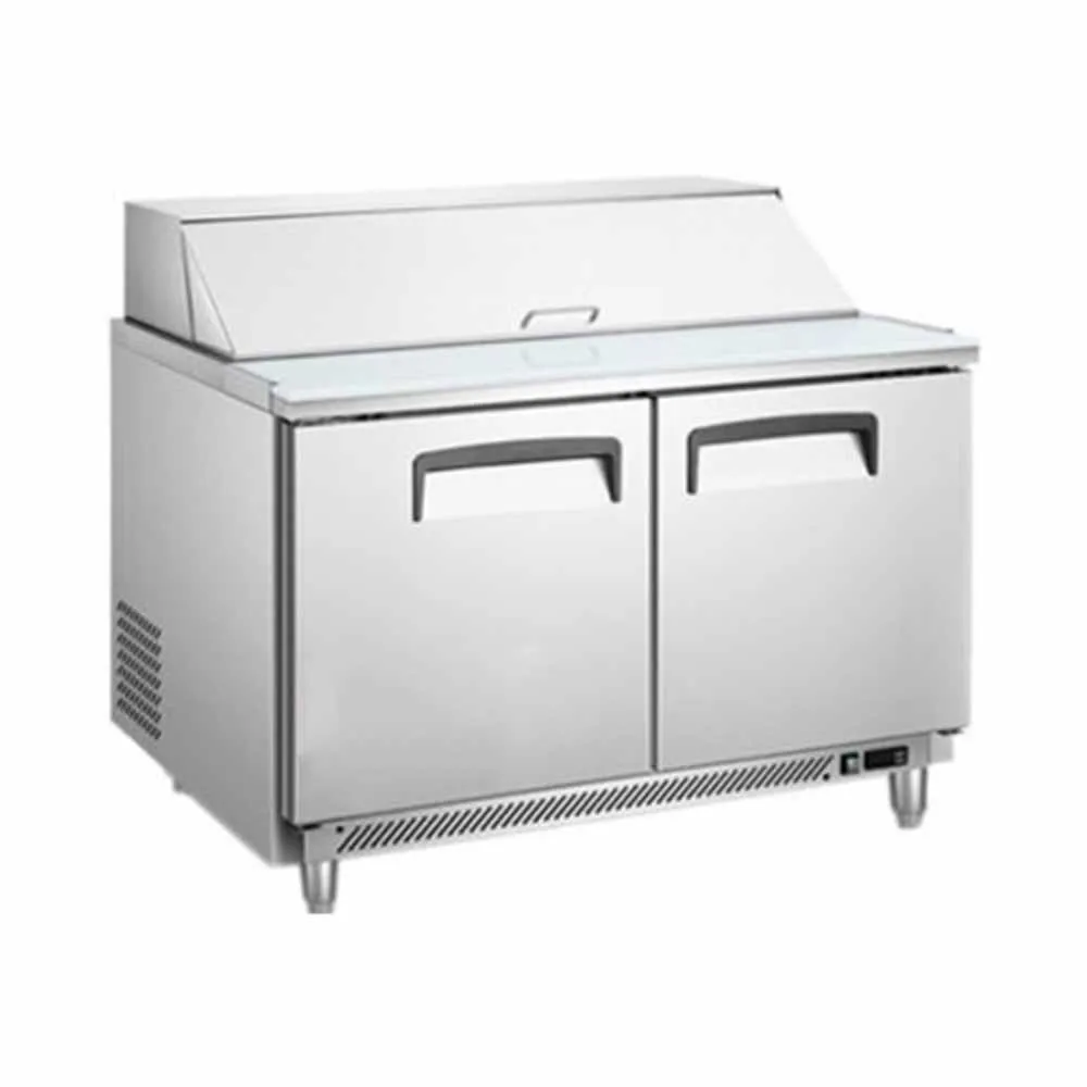 Mesa Fria Para Ensaladas 2 Puertas Tipo Americano 340 L 110V Migsa SCL-2