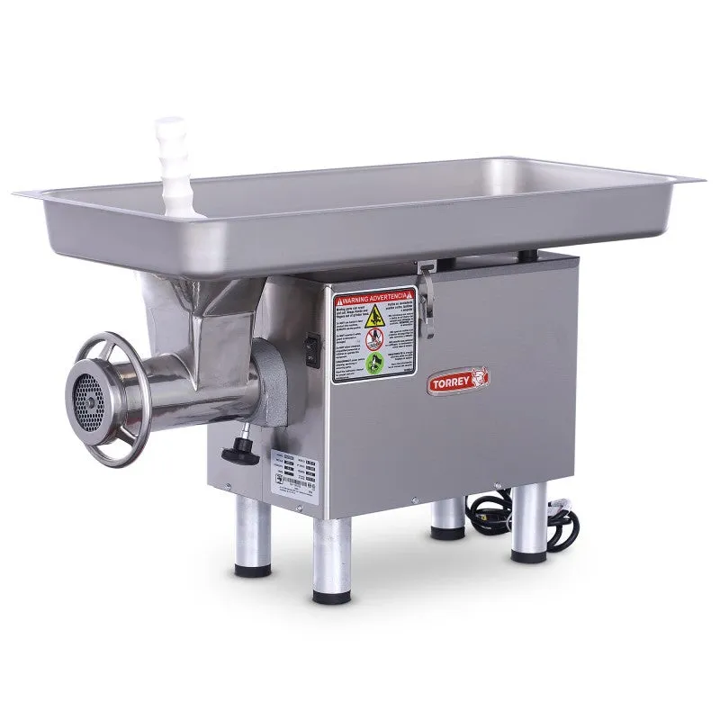 Molino Carne Para Mesa Acero Inox 2HP 220V Torrey M-22-RSS-2