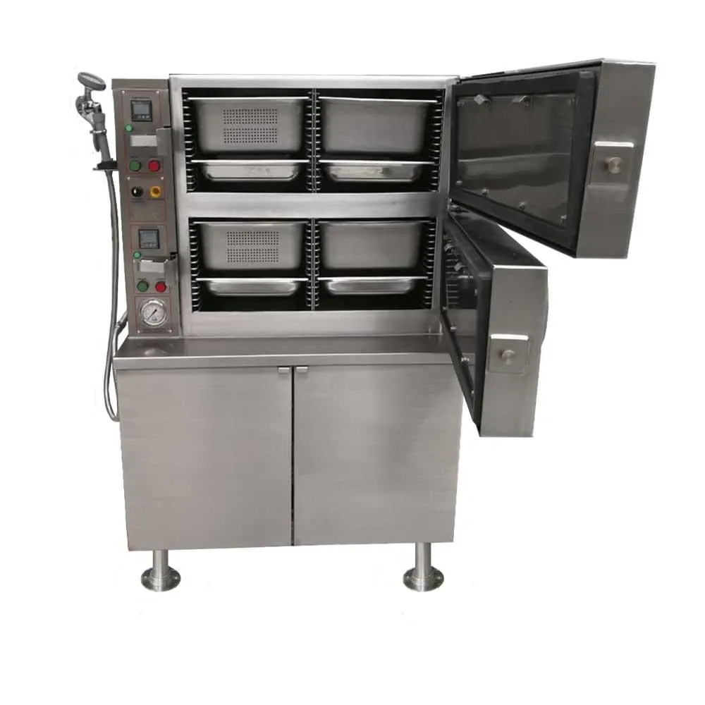 Cocedor Con Generador De Vapor A Gas De 2 Compartimientos Tecnodac CG-2