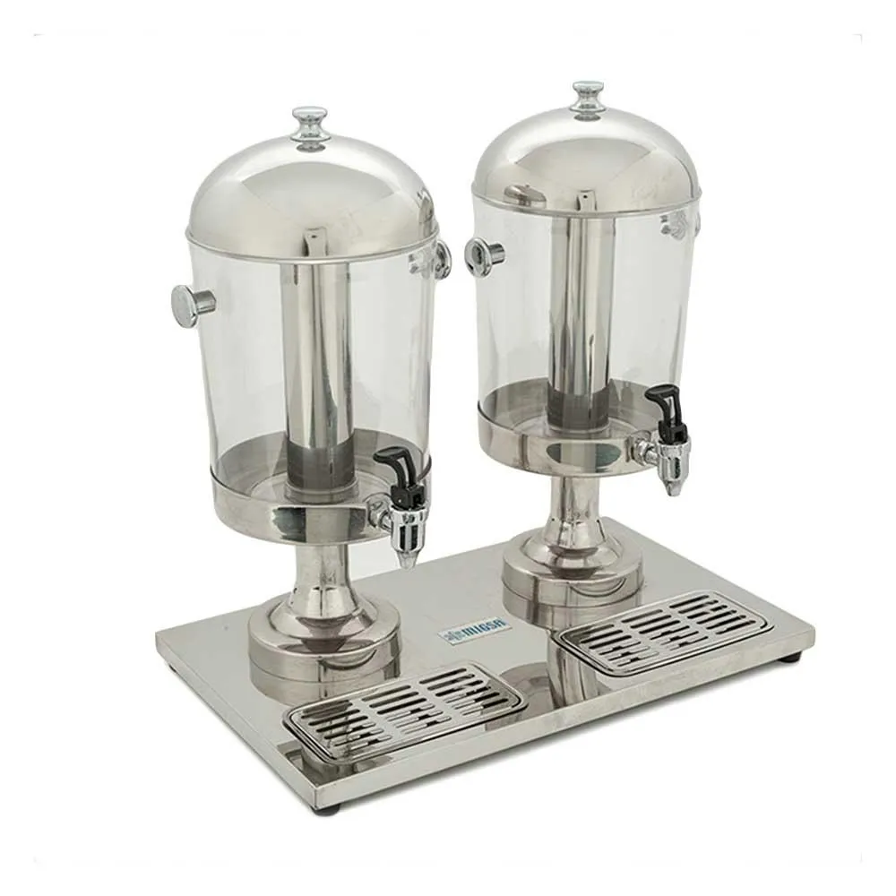 Despachador De Jugos De Dos Tanques 8 Litros C/U Migsa ZCF302B