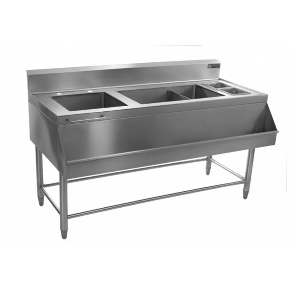 Unidad Coctelera con Tarja Acero Inoxidable 140 Cm Ferro 15691101
