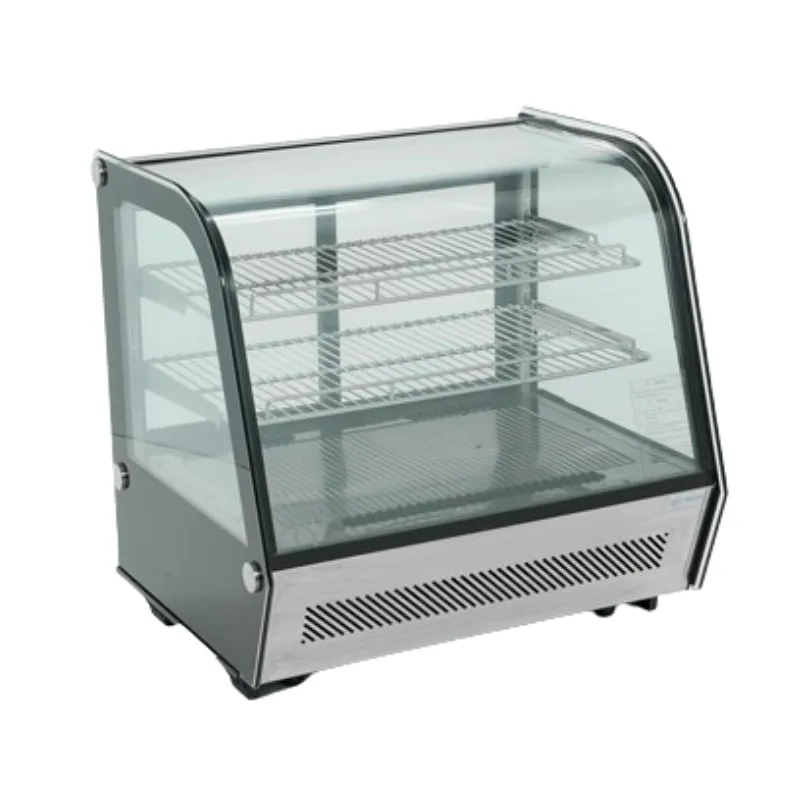 Vitrina Refrigerada Cristal Curvo Con Sistema Antiempañante Frontal 120 L 230W 110V Migsa RTW-120L4