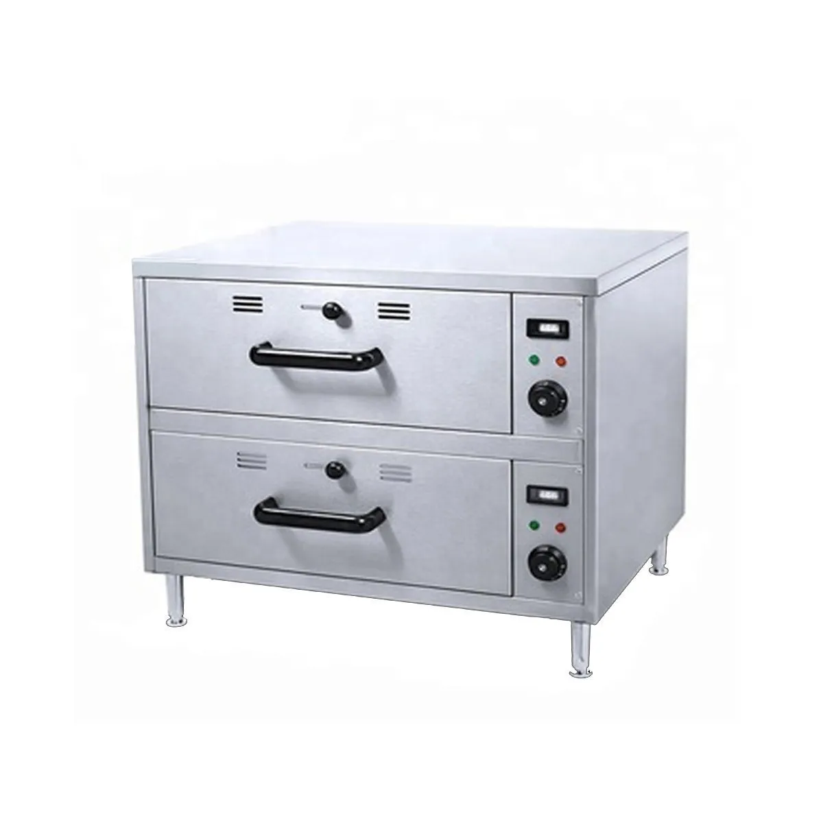 Calentador De Alimentos 2 Cajones Eléctrico 1 Kw 110V Migsa HW-82