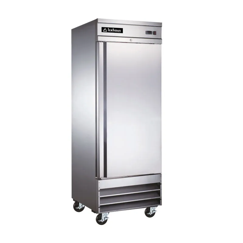 Congelador Vertical 1 Puerta Sólida Acero Inoxidable 21 Pies Icehaus CV-1PS-SS-01