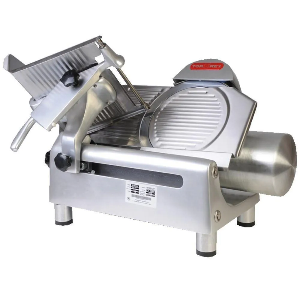 Rebanadora Carnes Transmisión Engranes Cuchilla 30cm 1/2HP Monofásico Torrey R-300-A