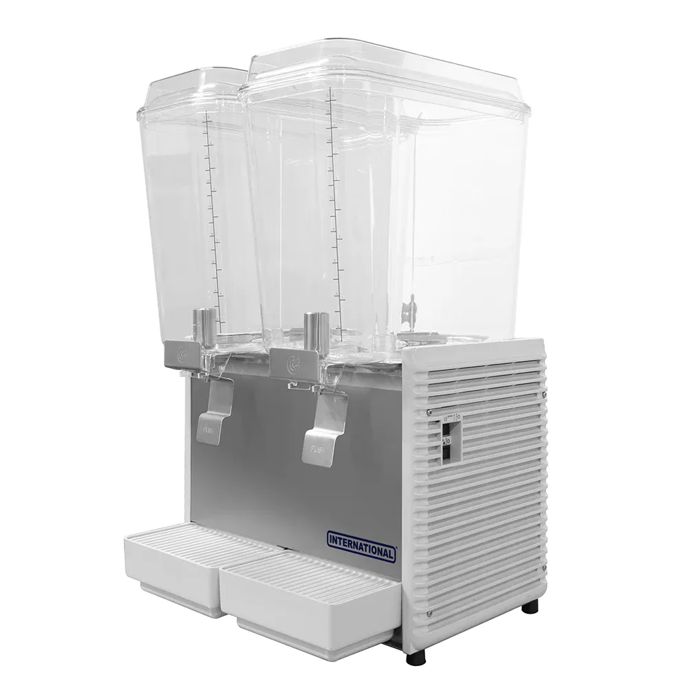 Dispensador De Bebidas 2 Tazones 18.9L c/u International D254VECA