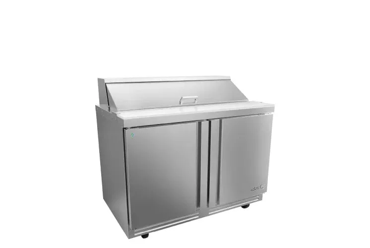 Mesa Refrigerada Para Preparación Ensaladas Premium 2 Puertas s 13.1 Pies Asber APTS-36-10 P HC