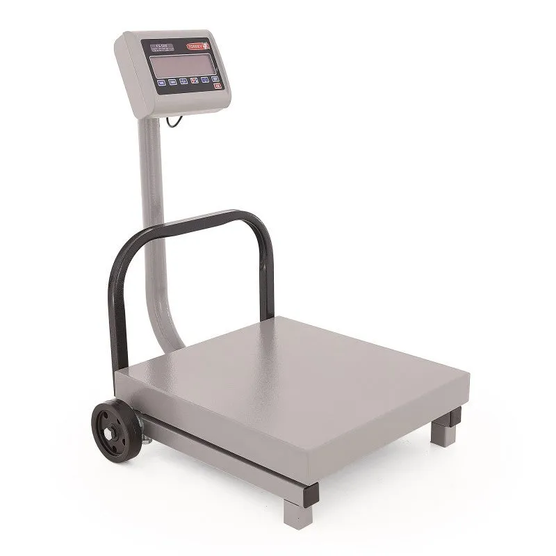 Bascula con Plataforma de Recibo Movil Uso Rudo, Pesa Kilos y Libras 500Kg Torrey FS500