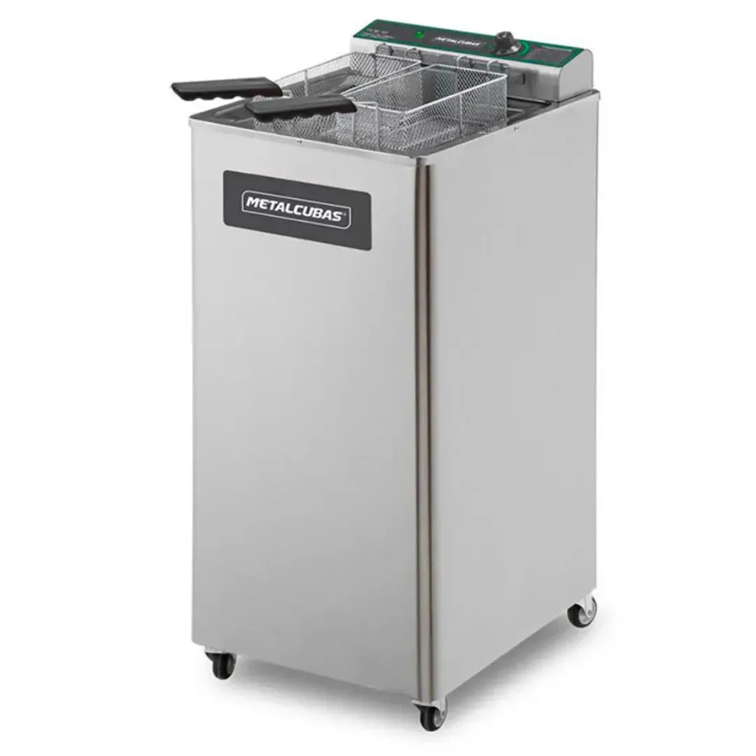 Freidora Eléctrica De Piso P/18 Lts Metalcubas FOE18P
